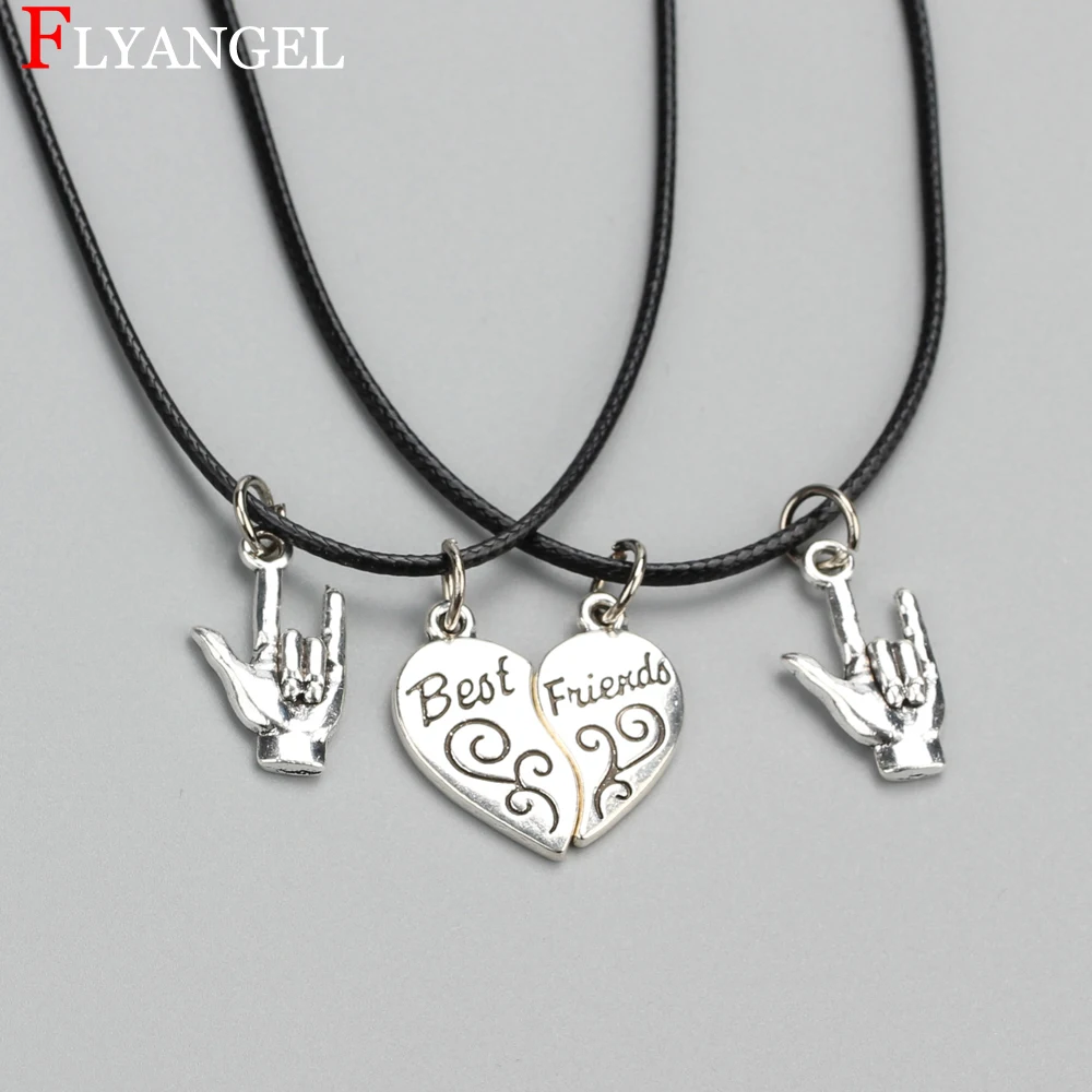 I Love You Gesture Heart Best Friend Trendy Alloy Jewelry Leather Rope Chain Alloy Pendant Necklace For Men Women Boy Girl Gift
I Love You Gesture Heart Best Friend Trendy Alloy Jewelry Leather Rope Chain Alloy Pendant Necklace For Men Women Boy Girl Gift