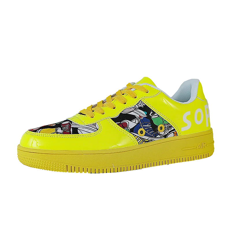 ZHENZU Breathable Utility Men Graffiti Skateboarding Shoes Fluorescence Green Air Cushion Comfortable Sneakers Zapatos De Mujer
ZHENZU Breathable Utility Men Graffiti Skateboarding Shoes Fluorescence Green Air Cushion Comfortable Sneakers Zapatos De Mujer