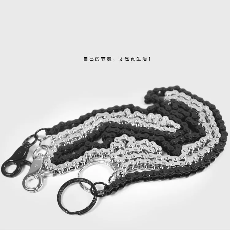 Long Metal Wallet Belt Chain Rock Punk Trousers Hipster Pant Jean Keychain Silver Ring Clip Keyring Men's HipHop Jewelry
Long Metal Wallet Belt Chain Rock Punk Trousers Hipster Pant Jean Keychain Silver Ring Clip Keyring Men's HipHop Jewelry