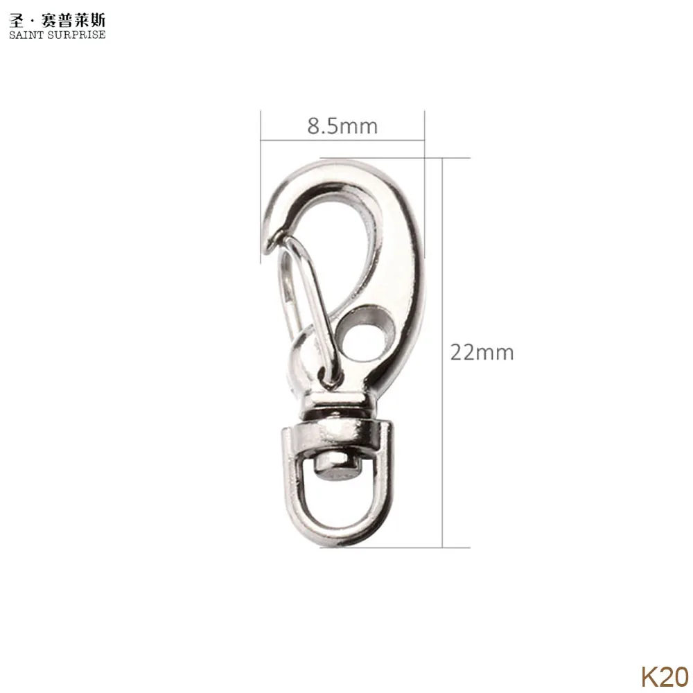 20Pcs 22mm Swivel Trigger Clips Snap Hooks Lobster Clasp Keychain Bag DIY Craft K20
20Pcs 22mm Swivel Trigger Clips Snap Hooks Lobster Clasp Keychain Bag DIY Craft K20