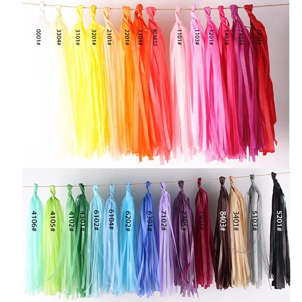 14 Inch Tissue Paper Tassel Garland DIY Wedding Decoration New Year banners 2018 Party Paper Flower Birthdays Party Decorations 
14 Inch Tissue Paper Tassel Garland DIY Wedding Decoration New Year banners 2018 Party Paper Flower Birthdays Party Decorations