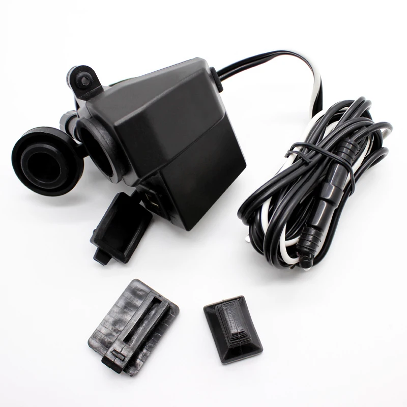 Nuoxintr 2.1A Weatherproof Motorcycle USB Cell phone GPS Cigarette Lighter Charger for 12V Harley Suzuki Yamaha Kawasaki BMW