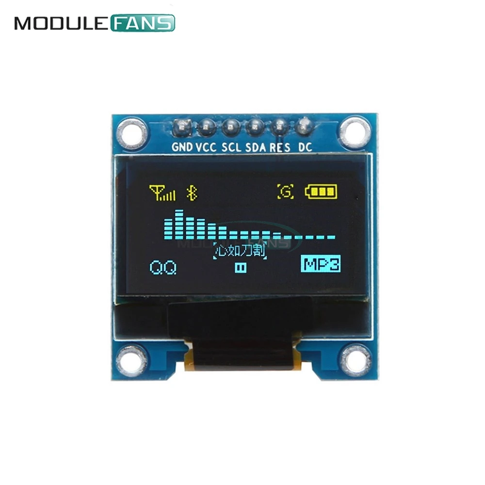0.96 Inch 6Pin 12864 SPI IIC I2C OLED Yellow Blue LCD Display Module 0.96'' For Arduino 51 SMT32 Internal Drive Chip SSD136 DIY
0.96 Inch 6Pin 12864 SPI IIC I2C OLED Yellow Blue LCD Display Module 0.96'' For Arduino 51 SMT32 Internal Drive Chip SSD136 DIY