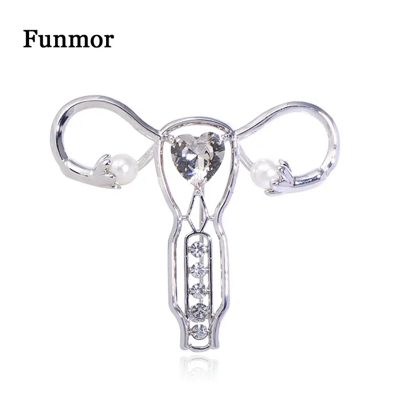 Funmor Special Uterus Brooches Simulated Pearl Crystal Jewelry Women Doctor Work Activity Joias Uniform Suit Shirt Accessories
Funmor Special Uterus Brooches Simulated Pearl Crystal Jewelry Women Doctor Work Activity Joias Uniform Suit Shirt Accessories