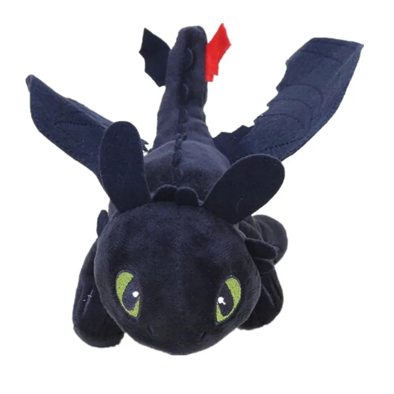 Hot 23cm Toothless Night Fury Plush How To Train Your Dragon plush toy doll Baby Gift Christmas Present Black Color Kids Gift
Hot 23cm Toothless Night Fury Plush How To Train Your Dragon plush toy doll Baby Gift Christmas Present Black Color Kids Gift