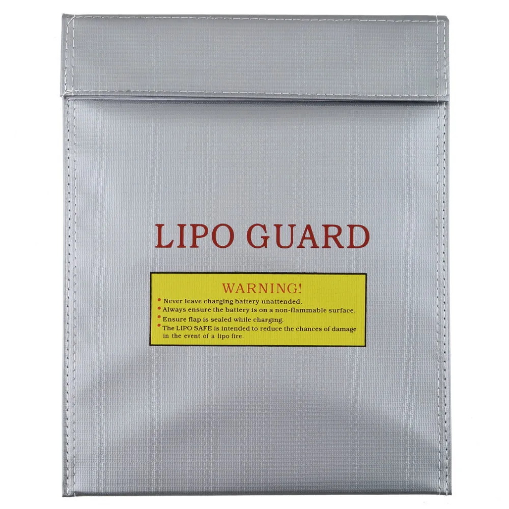 

180 x 230 mm RC Fireproof Lipo Li-Po Battery Safety Bag Case Guard Safe Bag Charge Sack