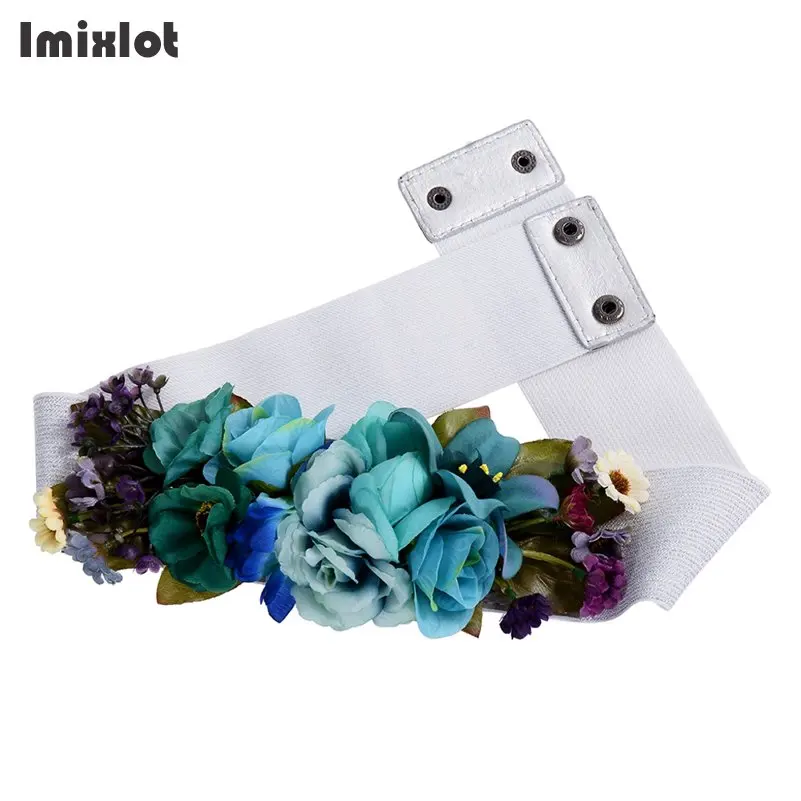 Imixlot Fashion Flower Belts For Women Girl Wedding Sashes Wide Floral Waistband Fabric Elastic Belt Dress Accessories
Imixlot Fashion Flower Belts For Women Girl Wedding Sashes Wide Floral Waistband Fabric Elastic Belt Dress Accessories