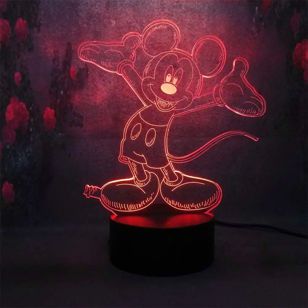 Amroe Super Cute Mickey Mouse Multiple attributes 3D LED Lamp Home party Decor Flash Night Light Kid Christmas Gift Toy RGB Bulb
Amroe Super Cute Mickey Mouse Multiple attributes 3D LED Lamp Home party Decor Flash Night Light Kid Christmas Gift Toy RGB Bulb