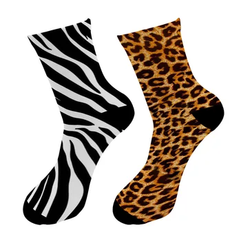 1 Pair Men Socks Cotton Cartoon Animal Giraffe Novelty Funny Socks Men New Product Personality Hip Hop Calcetines Hombre Sox