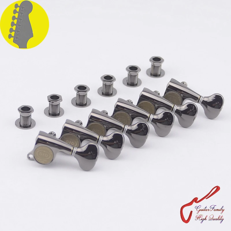 

1 Set Original Genuine 6 In-line GOTOH SGS510Z-S5 Guitar Machine Heads Tuners ( Cosmo Black ) MADE IN JAPAN