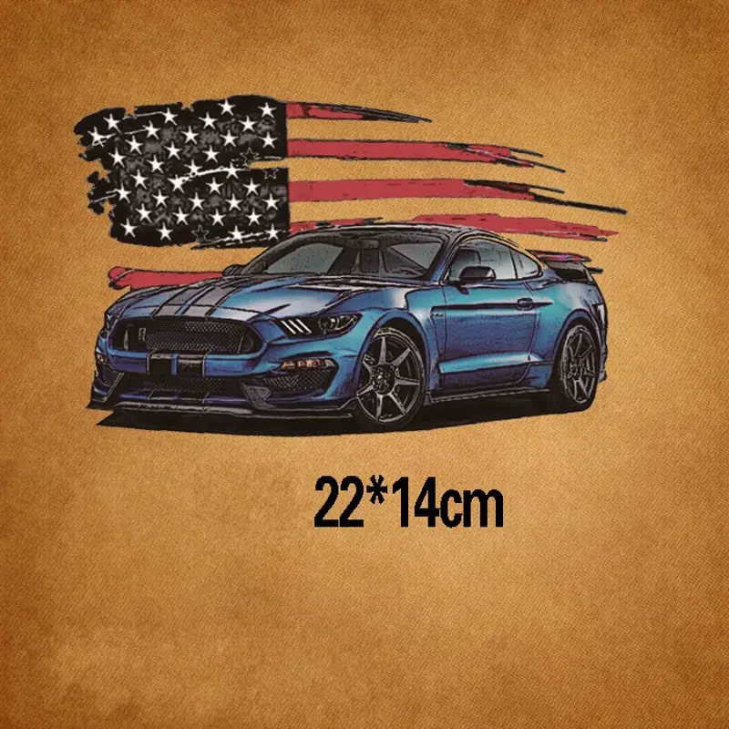 22x14cm Fashion Car Iron On Stickers Washable Appliques A-level Patches Heat Transfer For T-shirt DIY Accessory Clothing
22x14cm Fashion Car Iron On Stickers Washable Appliques A-level Patches Heat Transfer For T-shirt DIY Accessory Clothing