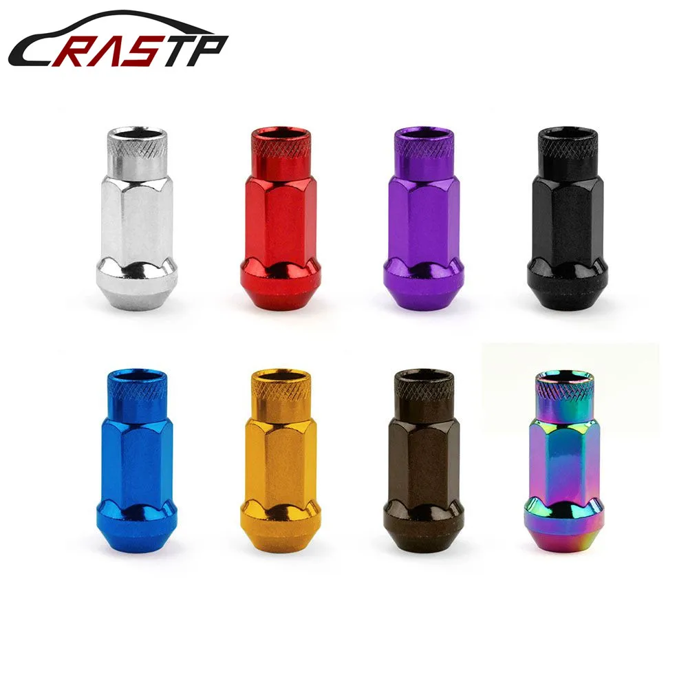 RASTP-20Pcs Auto Steel Acorn Rim Extended Open End Wheel Racing Lug Nuts With One Nut Socket M12X1.5/M12x1.25 RS-LN031
RASTP-20Pcs Auto Steel Acorn Rim Extended Open End Wheel Racing Lug Nuts With One Nut Socket M12X1.5/M12x1.25 RS-LN031