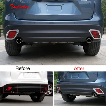 Tonlinker Exterior Rear Fog Light Cover stickers For MAZDA CX5 2012-15 Car Styling 2 PCS ABS Chrome Cover stickers
Tonlinker Exterior Rear Fog Light Cover stickers For MAZDA CX5 2012-15 Car Styling 2 PCS ABS Chrome Cover stickers