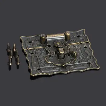 5Pcs Bronze Antique Style Rectangle Clasp Decorative Jewelry Gift Wine Wooden Box Hasp Latch Hook Iron Buckle W/Screws 67x56mm
5Pcs Bronze Antique Style Rectangle Clasp Decorative Jewelry Gift Wine Wooden Box Hasp Latch Hook Iron Buckle W/Screws 67x56mm