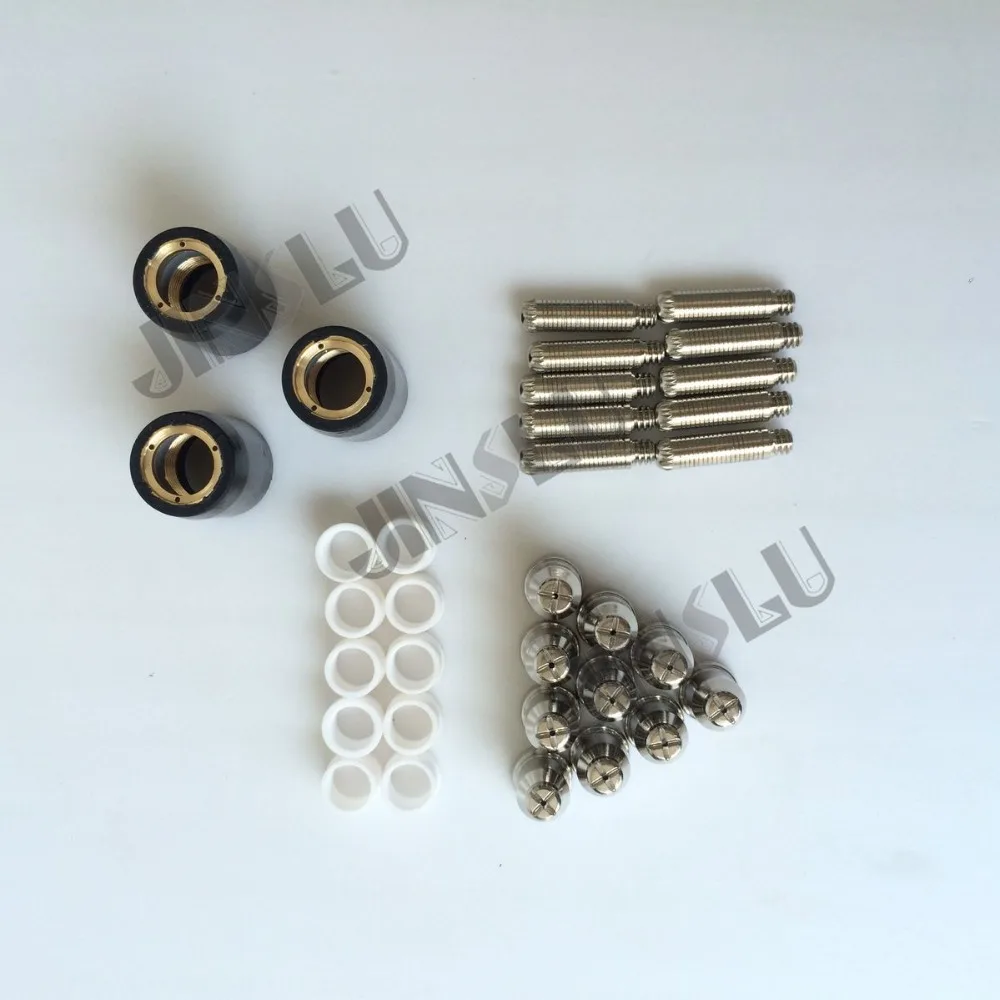 SG-51 SG51 Air Plasma Cutting Torch Consumables Kit Shield Cup Gas Diffuser Electrode tip for CUT LGK 30 40 60
SG-51 SG51 Air Plasma Cutting Torch Consumables Kit Shield Cup Gas Diffuser Electrode tip for CUT LGK 30 40 60