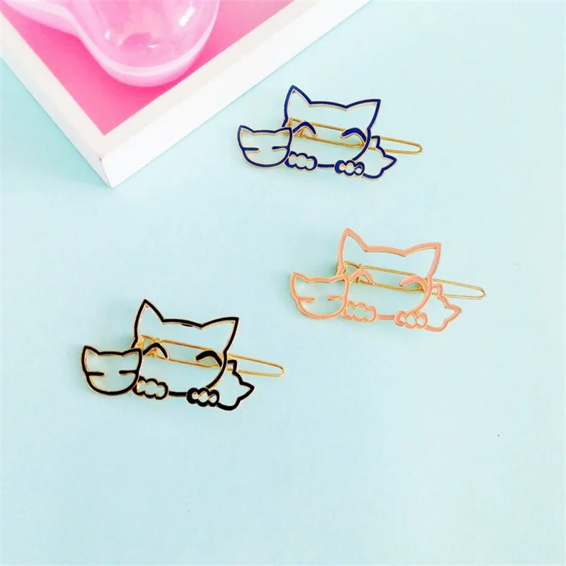Kitten Hairpin Japanese Cute Cartoon Animal Hair Ornaments Minimalist Aesthetic Geometric Card Wow Iraq Wild Headdress
Kitten Hairpin Japanese Cute Cartoon Animal Hair Ornaments Minimalist Aesthetic Geometric Card Wow Iraq Wild Headdress