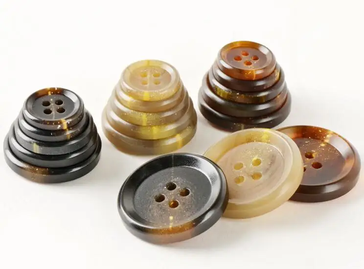 30pcs Resin buttons imitation horns thin edges casual suits windbreaker sweaters buttons
30pcs Resin buttons imitation horns thin edges casual suits windbreaker sweaters buttons