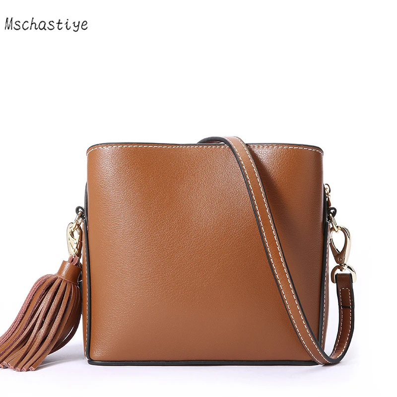 Mschastiye Genuine Leather Brown handbags women messenger bags with tassel women flap shoulder bags solid Mini flap bags 2018
Mschastiye Genuine Leather Brown handbags women messenger bags with tassel women flap shoulder bags solid Mini flap bags 2018