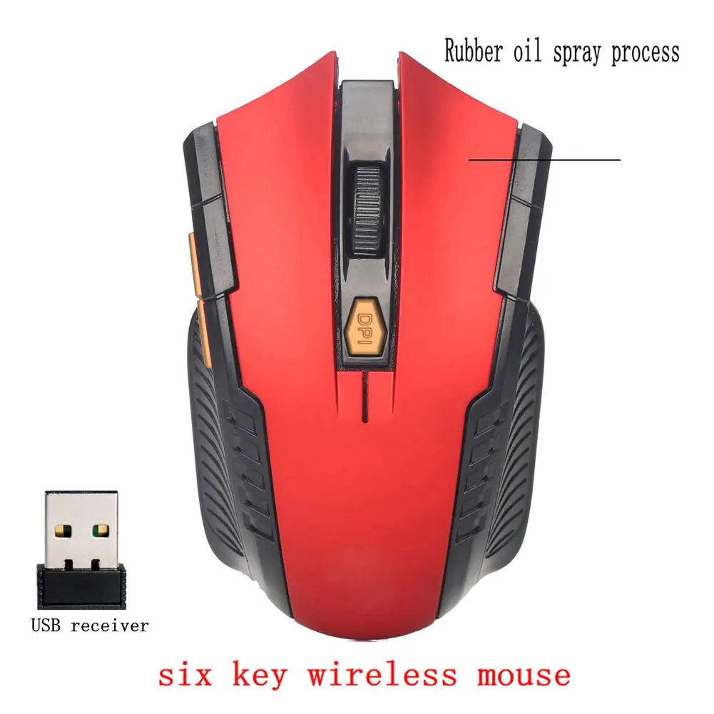 New 2.4GHz USB Wireless Optical Mouse 2000DPI 6 Buttons PC Laptop Computer Gaming Mice DOM668
New 2.4GHz USB Wireless Optical Mouse 2000DPI 6 Buttons PC Laptop Computer Gaming Mice DOM668
