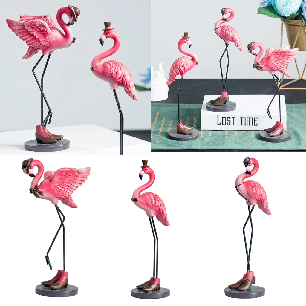 Resin Pink Flamingo Home Decor Figurine for Girls Gift Home Room Desktop Decor Crafts
Resin Pink Flamingo Home Decor Figurine for Girls Gift Home Room Desktop Decor Crafts