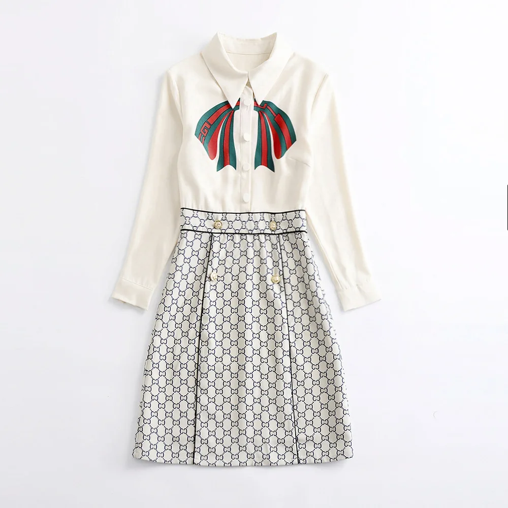 2018 print patchwork Turn-down Collar buttons Long Sleeves brand same style Women Dress Milan Runway Dress Vestidos De Festa
2018 print patchwork Turn-down Collar buttons Long Sleeves brand same style Women Dress Milan Runway Dress Vestidos De Festa