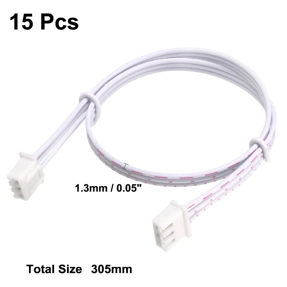 UXCELL New Hot 15pcs/lot 30.5cm Dupont Line 3Pins Female to Female Jumper Wire JST XH Adapter Cable Ribbon Cable 2.54mm Pitch
UXCELL New Hot 15pcs/lot 30.5cm Dupont Line 3Pins Female to Female Jumper Wire JST XH Adapter Cable Ribbon Cable 2.54mm Pitch