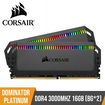 

CORSAIR RAM 32GB 64GB 128GB Dominator Platinum RGB Series Memoria RAM DDR4 16GB 2*8GB DRAM 3000 3200 3600 4800MHz for Desktop