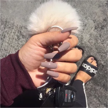24pcs/set Matte Gray Ins Style Pure Elegent False Nails Middle-Long Lady Full Nail Tips Ballerinas Frosted Bride Fake Nail
24pcs/set Matte Gray Ins Style Pure Elegent False Nails Middle-Long Lady Full Nail Tips Ballerinas Frosted Bride Fake Nail