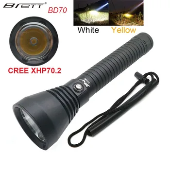 LED Tactical Diving Flashlight 4000Lumens CREE XHP70.2 LED Flashlight Torch Underwater 100M waterproof Linterna for Hunting
LED Tactical Diving Flashlight 4000Lumens CREE XHP70.2 LED Flashlight Torch Underwater 100M waterproof Linterna for Hunting