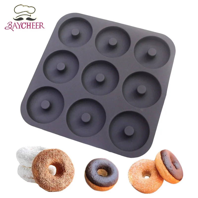 Baking Pastry Tools Silicone Round Shape Doughnuts Mold Donut Molds Jelly Fondant Cake Chocolate Decoration Bagels Muffin
Baking Pastry Tools Silicone Round Shape Doughnuts Mold Donut Molds Jelly Fondant Cake Chocolate Decoration Bagels Muffin