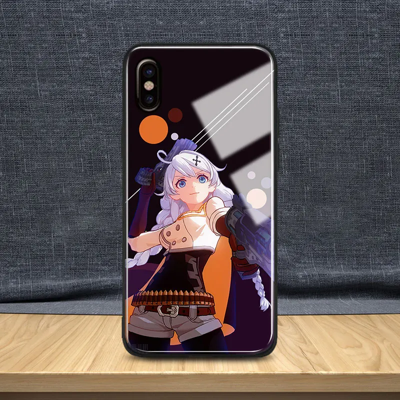 Мягкий силиконовый чехол KANAI HONKAI IMPACT 3 из закаленного стекла для Apple iPhone 5 Se 6 6s 7 8 Plus