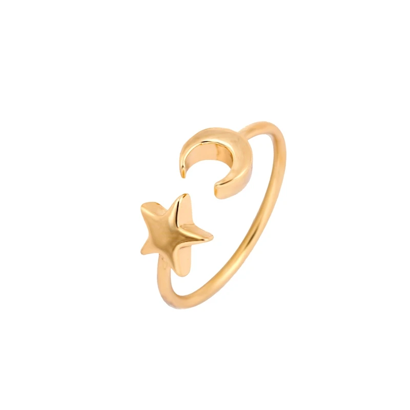 Shuangshuo 2019 New Fashon Gold and Rose Gold Color Adjustable Crescent Moon and Tiny Star Rings for Women JZ161
Shuangshuo 2019 New Fashon Gold and Rose Gold Color Adjustable Crescent Moon and Tiny Star Rings for Women JZ161