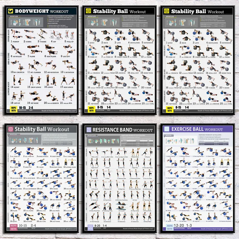 P057 Body Exercise Training Chart Workout Home GYM Fitness Bodybuilding Art Painting Silk Canvas Poster Wall Home Decor
P057 Body Exercise Training Chart Workout Home GYM Fitness Bodybuilding Art Painting Silk Canvas Poster Wall Home Decor