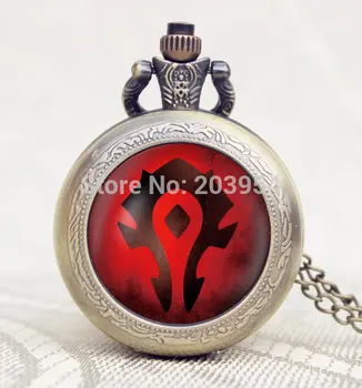 Handmade Horde world of warcraft wow pocket watches 12pcs/lot quartz locket necklace pendant womens man steampunk antique movie
Handmade Horde world of warcraft wow pocket watches 12pcs/lot quartz locket necklace pendant womens man steampunk antique movie