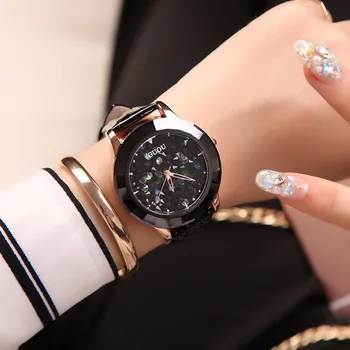 GUOU Brand Watch Luxury Rhinestone women Dress Watches Luxury Diamond Watch Genuine Leather Ladies Watch Clock relogio feminino
GUOU Brand Watch Luxury Rhinestone women Dress Watches Luxury Diamond Watch Genuine Leather Ladies Watch Clock relogio feminino