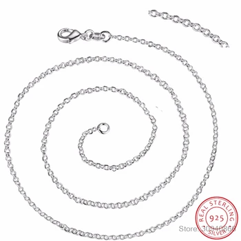 LEKANI Wholesale Sterling Silver Jewelry Pure Silver Round Rolo Chain Necklace Real Solid 925 Sterling Silver 1mm Link Chains
LEKANI Wholesale Sterling Silver Jewelry Pure Silver Round Rolo Chain Necklace Real Solid 925 Sterling Silver 1mm Link Chains