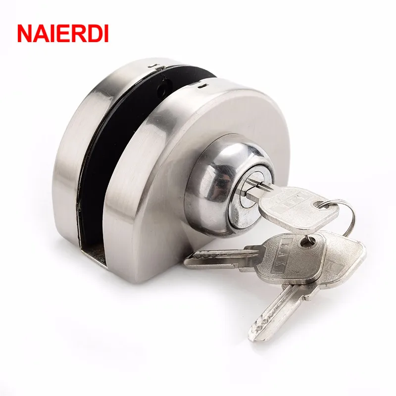 NAIERDI Single Glass Door Lock 304 Stainless Steel Double Open Frameless Door Latches Hasps For 10-12mm Thickness Furniture
NAIERDI Single Glass Door Lock 304 Stainless Steel Double Open Frameless Door Latches Hasps For 10-12mm Thickness Furniture