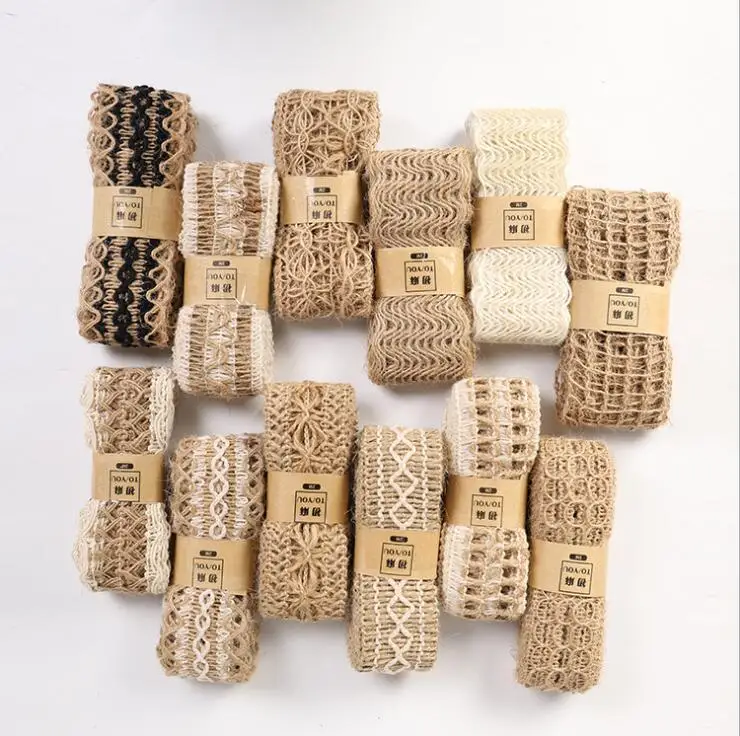 Jute Burlap Rolls Hessian Ribbon With Lace Vintage Rustic Wedding Decoration Ornament Party Wedding Decor
Jute Burlap Rolls Hessian Ribbon With Lace Vintage Rustic Wedding Decoration Ornament Party Wedding Decor
