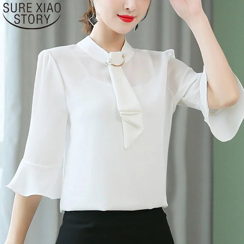 Fashion women tops and blouses 2019 ladies tops white blouse shirt chiffon blouse Stand Flare Sleeve shirts shirt 4296 50
Fashion women tops and blouses 2019 ladies tops white blouse shirt chiffon blouse Stand Flare Sleeve shirts shirt 4296 50