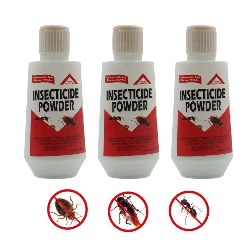 

3pcs/lot Effective Killing Termites Ants Cockroach Repellent Bed Bug Killer Powder Fleas Insect Eliminate Pest Control