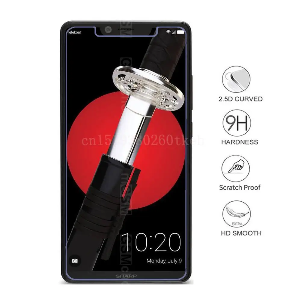 Anti-Scratch Screen Protective Tempered Glass for Sharp Aquos D10 Screen Protector Cover Phone Film
Anti-Scratch Screen Protective Tempered Glass for Sharp Aquos D10 Screen Protector Cover Phone Film