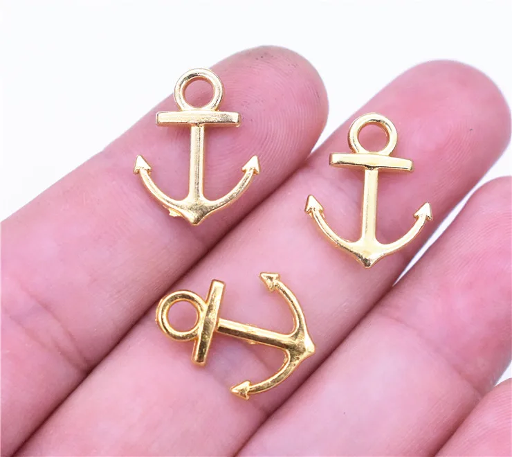 30pcs/lot 18x15mm Gold Color Plated Anchor Charm Pendant DIY Handmade Jewelry Accessories 
30pcs/lot 18x15mm Gold Color Plated Anchor Charm Pendant DIY Handmade Jewelry Accessories