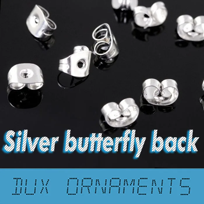 18k gold Silver Earrings Stopper Butterfly Earrings Backs 1000pcs/6usd
18k gold Silver Earrings Stopper Butterfly Earrings Backs 1000pcs/6usd