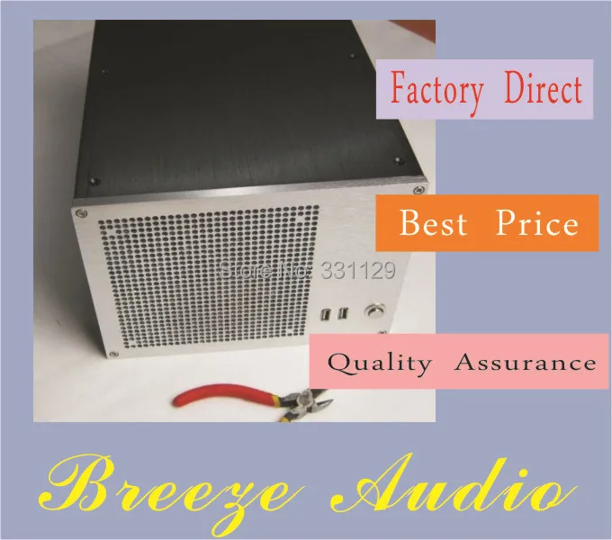 Breeze Audio-ITX computer case installed ATX power supply BZ06 aluminum HTPC computer case
Breeze Audio-ITX computer case installed ATX power supply BZ06 aluminum HTPC computer case