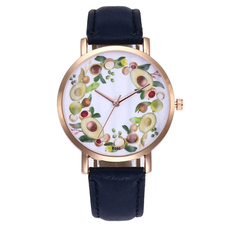 2018 Fashion Casual Woman Watches Avocado Pattern Leather Band Analog Quartz Round Wrist Watch Watches bayan saat
2018 Fashion Casual Woman Watches Avocado Pattern Leather Band Analog Quartz Round Wrist Watch Watches bayan saat