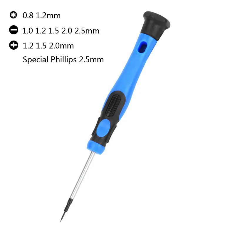 0.8 1.0 1.2 1.5 2.0 2.5mm Slotted Phillips Torx Screwdriver Special Phillips Screwdriver Magnetic Tip Screw Driver Repair Tool
0.8 1.0 1.2 1.5 2.0 2.5mm Slotted Phillips Torx Screwdriver Special Phillips Screwdriver Magnetic Tip Screw Driver Repair Tool