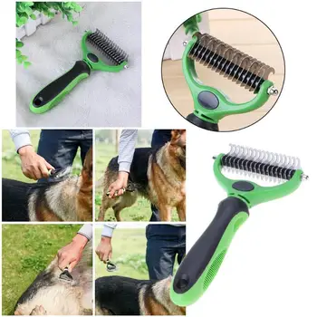 Combs Dog Hair Remover Cat Brush Grooming Tools 2 Sided Undercoat Rake Pet Trimmer Combs for Cat Dog Pet Supply
Combs Dog Hair Remover Cat Brush Grooming Tools 2 Sided Undercoat Rake Pet Trimmer Combs for Cat Dog Pet Supply