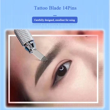 20pcs Microblading Needles 14 pins Professional Permanent Makeup Tattoo Blade for Embroidery Manual Pen Eyebrow Lip Tattoo Tool
20pcs Microblading Needles 14 pins Professional Permanent Makeup Tattoo Blade for Embroidery Manual Pen Eyebrow Lip Tattoo Tool
