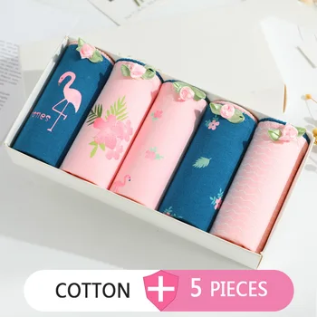 ZJX 5Pcs/lot Women Panties Sexy Briefs Cotton Size 4XL Underwear Printed Briefs Comfort Underpants Cute Bow Girls Lingerie
ZJX 5Pcs/lot Women Panties Sexy Briefs Cotton Size 4XL Underwear Printed Briefs Comfort Underpants Cute Bow Girls Lingerie