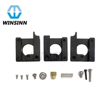 Preto MK8 Exturder Moldura de Alumínio Bloco DIY Kit Esquerda Mão Direita para Criatividade CR-10 CR-10S S4 S5 Makerbot RepRap Prusa i3(China)